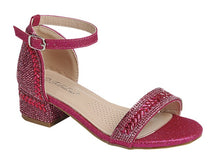 Load image into Gallery viewer, Girls Heels/Fuchsia-Natalie-21K