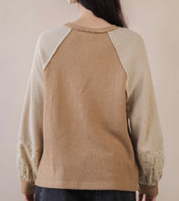 Load image into Gallery viewer, Women Top/Mocha-NT12328-1