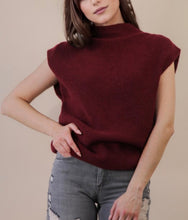 Load image into Gallery viewer, Women Top/Burgundy-12W3391N-1