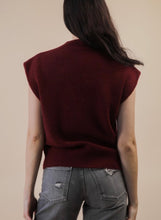 Load image into Gallery viewer, Women Top/Burgundy-12W3391N-1