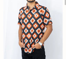 Load image into Gallery viewer, LC Yuma Performance Polo/Black Orange