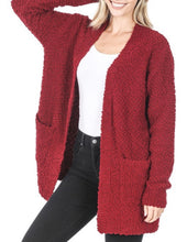 Load image into Gallery viewer, Women Cardigan/Cabernet-TW-1938D4