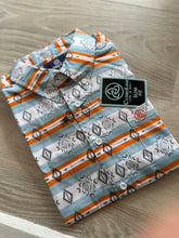 Load image into Gallery viewer, Men Long-Sleeved Shirt/Orange-049