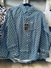 Load image into Gallery viewer, Men Long-sleeved Shirt/Teal-114