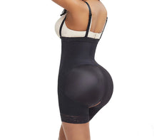 Load image into Gallery viewer, Women shapewear/Black-08-front zip