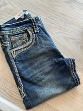 Load image into Gallery viewer, Mens Jeans Western Blue/Long 32-WJ-2354
