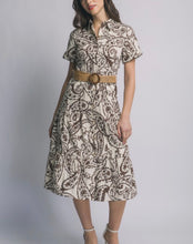 Load image into Gallery viewer, Women Midi dress/Chocolate-4940DN