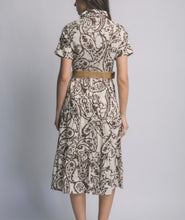 Load image into Gallery viewer, Women Midi dress/Chocolate-4940DN