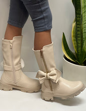 Load image into Gallery viewer, Girls Boots/Bone-Cherry-5K