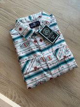 Load image into Gallery viewer, Men Cool Short Sleeve Shirt/Mint Multi-139