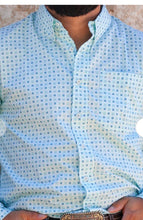 Load image into Gallery viewer, Men Long-sleeved Shirt/LT Mint-118