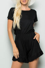 Load image into Gallery viewer, Women Romper/Black-SP1030S