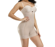 Load image into Gallery viewer, Women Shapewear/Nude-08-front zip