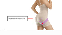 Load image into Gallery viewer, Women Shapewear/Nude-08-front zip