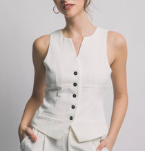Load image into Gallery viewer, Women Vest/White-5223VN