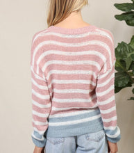 Load image into Gallery viewer, Women Sweater Top/Blush Navy-NK10374
