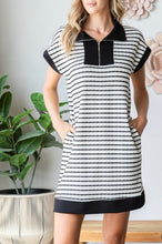 Load image into Gallery viewer, Women Dress/Cream Black-ED6889