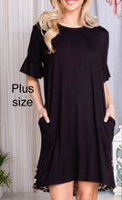 Load image into Gallery viewer, Women Plus Dress/Black-SD1269