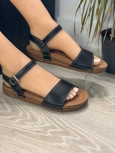Load image into Gallery viewer, Women Sandals/Black-Durable-3