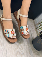 Load image into Gallery viewer, Women Sandals/Beige-Crochet-106