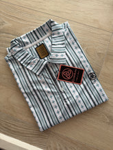 Load image into Gallery viewer, Men Polo/Mint Vertical Lines-P31