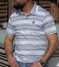 Load image into Gallery viewer, Men Polo/White Mint-P32