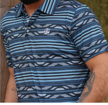 Load image into Gallery viewer, Men Polo/Blue Black-P33