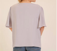 Load image into Gallery viewer, Women Plus Size Top/Grey-MN4215X