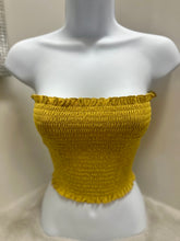 Load image into Gallery viewer, Plus Tube Top/Golden Wasabi-8018X