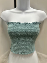 Load image into Gallery viewer, Plus Tube Top/Blue Grey-8018X