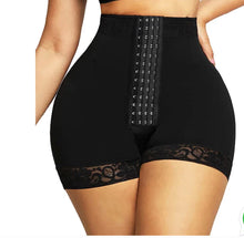 Load image into Gallery viewer, Women Shapewear/Black-09 short hooks