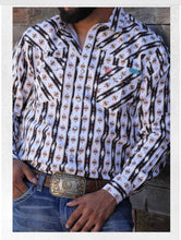 Load image into Gallery viewer, Long Sleeves Shirt/Aztec Print-158