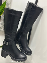 Load image into Gallery viewer, Women Boots/Black-Jersey-22