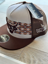 Load image into Gallery viewer, Lost Calf/Cap-Koda White/Brown Flat