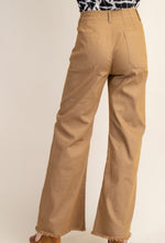 Load image into Gallery viewer, Women High Waited Flared Pants/Camel-TG1481