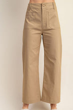 Load image into Gallery viewer, Women Ankle Cropped Summer Pants/Khaki-TG1175