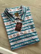 Load image into Gallery viewer, Men Polo/Arrow WhiteBlue-P18