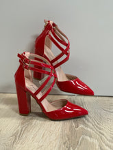 Load image into Gallery viewer, Women Heels/Red-Sonia-6
