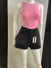 Load image into Gallery viewer, Women Shorts/Black-DB0493