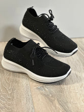 Load image into Gallery viewer, Women Tennis Shoes/Black-Knitting-1