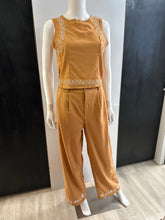 Load image into Gallery viewer, Women Set Top &amp; Pants/Orange-9946