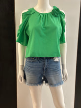 Load image into Gallery viewer, Women Blouse/Green-8820
